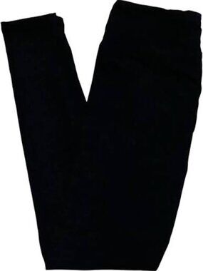 LulaRoe OS Solid Black Leggings Brand new